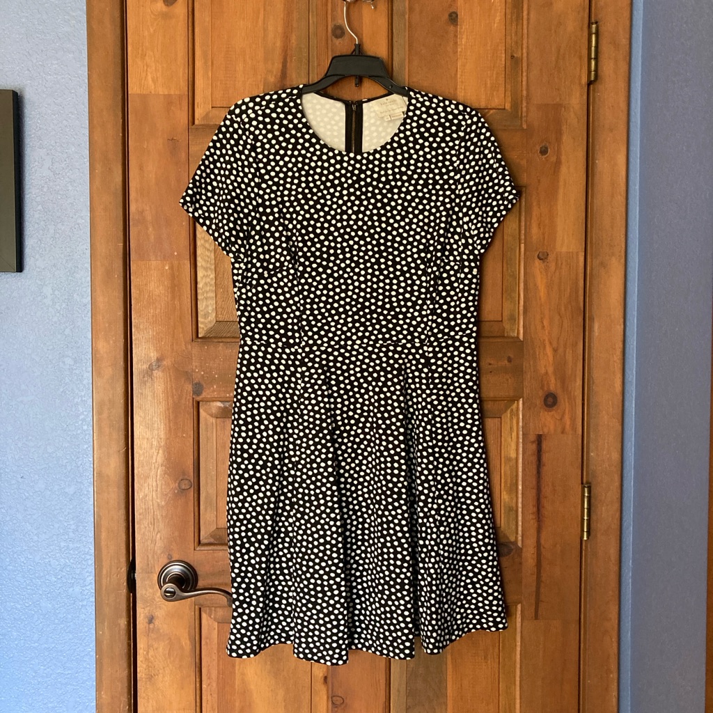 Kate Spade Spot Ponte Dress Fit And Flare With Pockets!